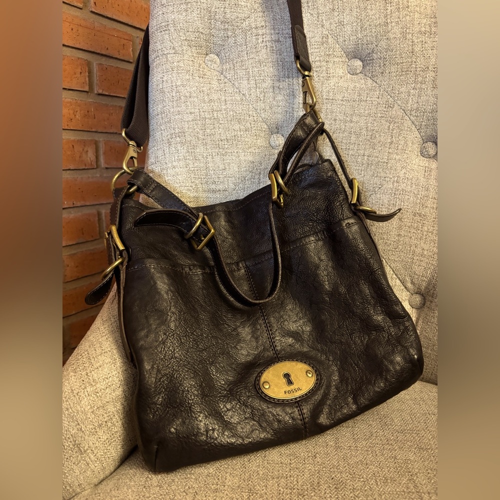 Fossil LONG LIVE VINTAGE❤️Leather Bag😎